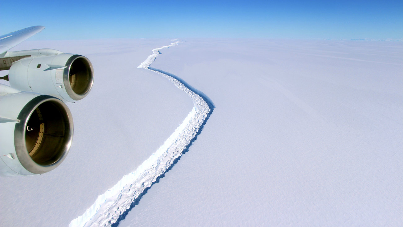 Ice Shelf Collapse in East Antarctica