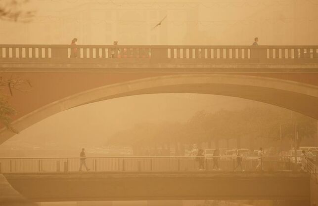 Sandstorm in Canary Islands