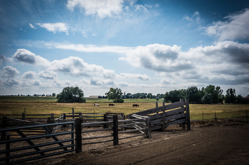 Small farm in rural Colorado