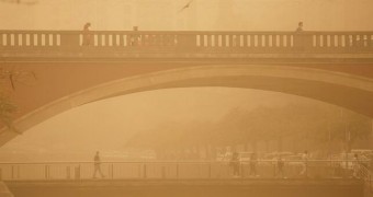 Calima sandstorm